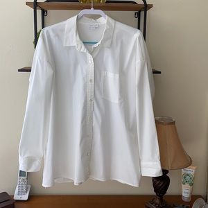 J Jill white button down size XL